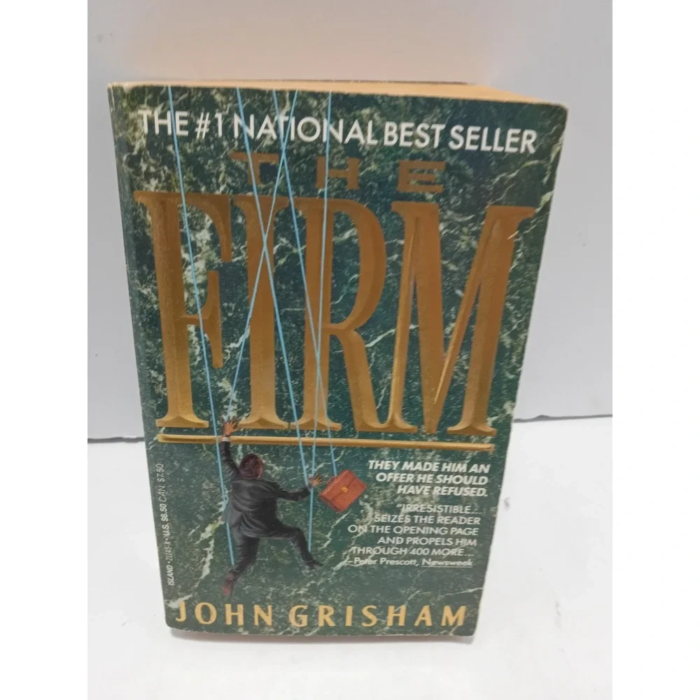 The Firm John Grisham 1992 Legal Thriller PAPERBACK #1 National Best Seller